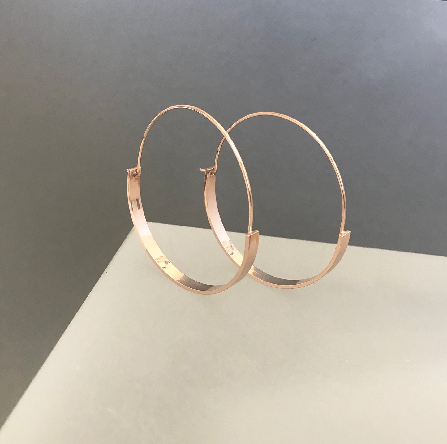 Large gold hoops