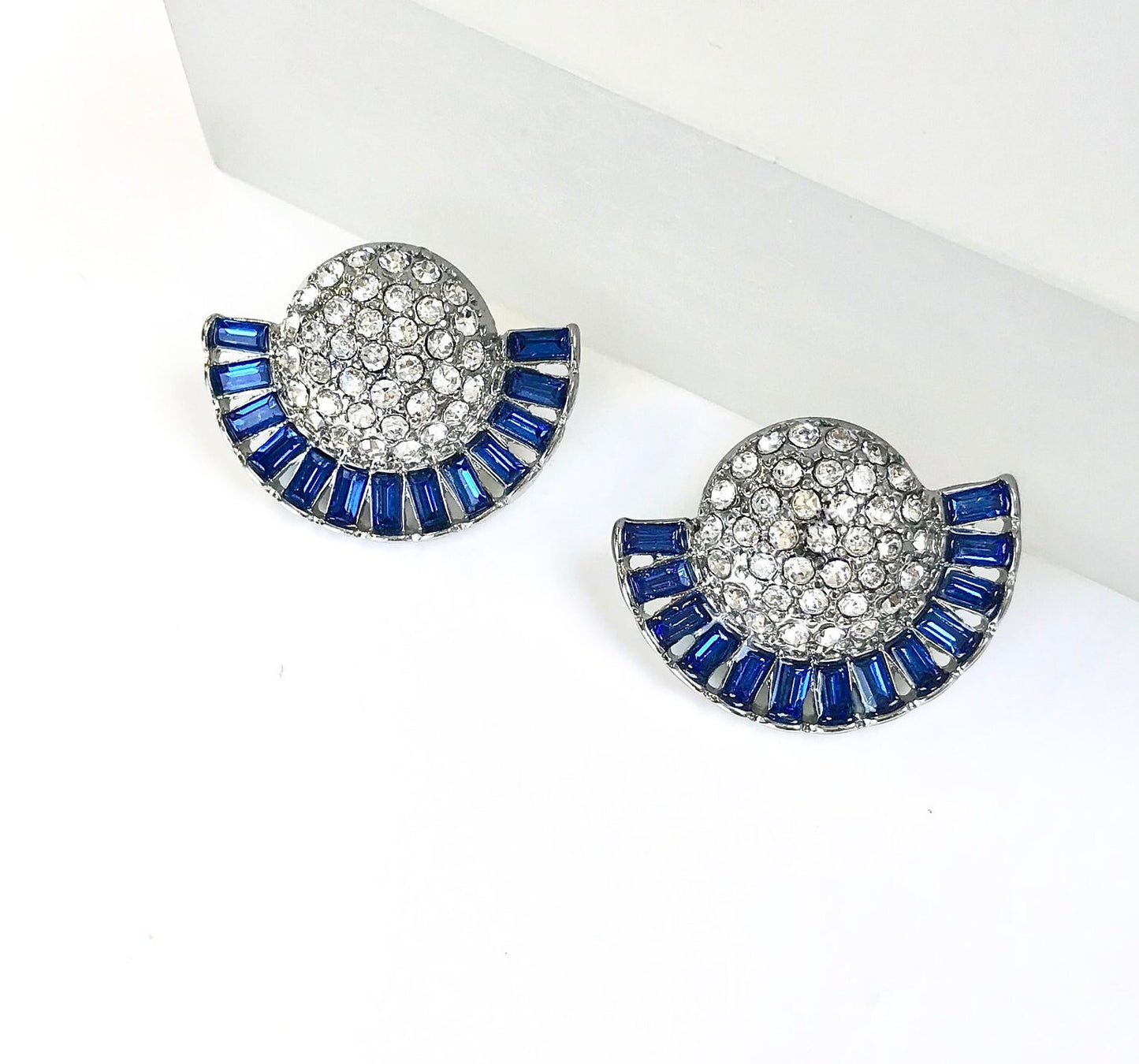 Sapphire blue earrings