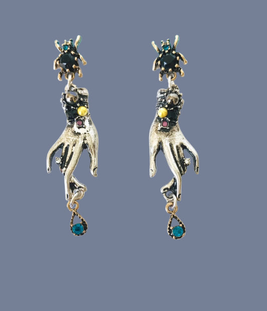 Hands drop earrings