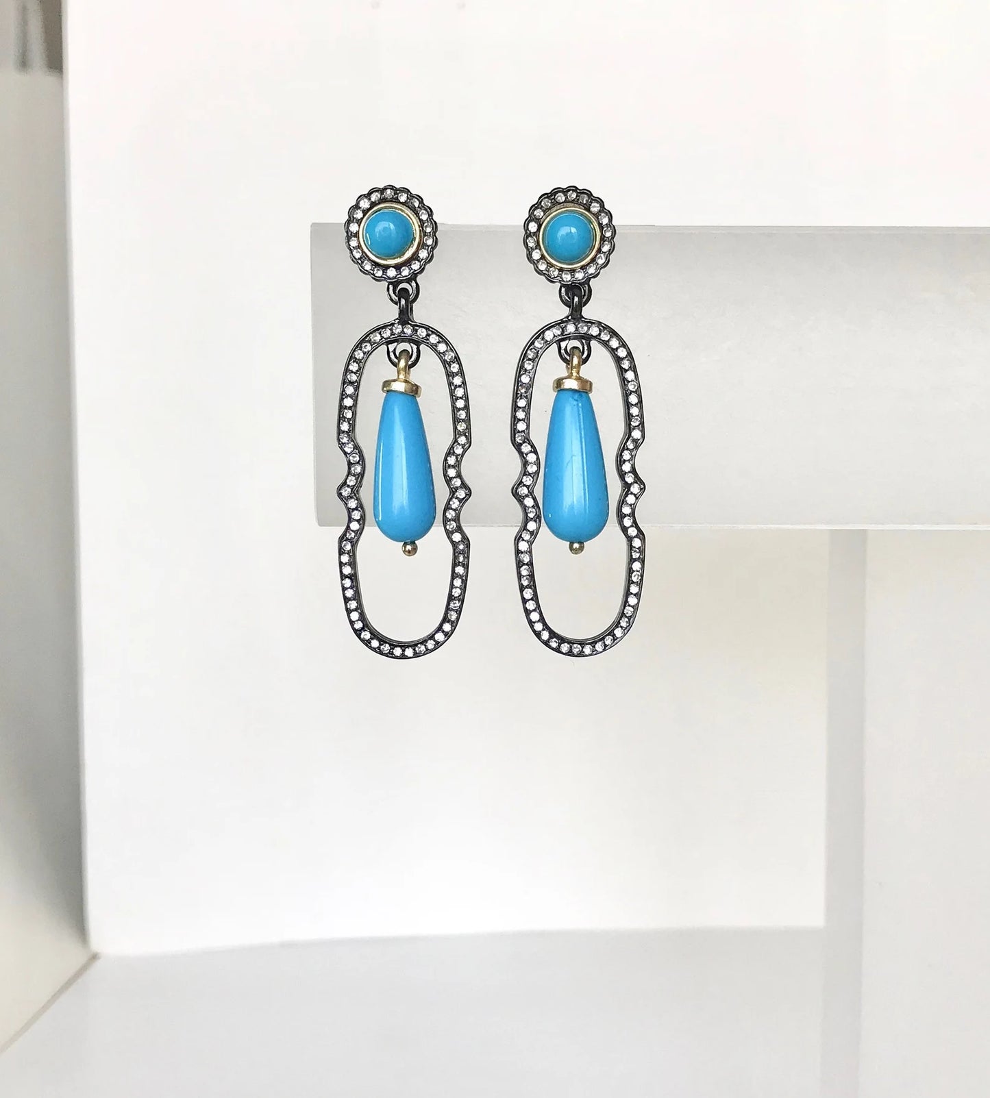 Turquoise drop earrings