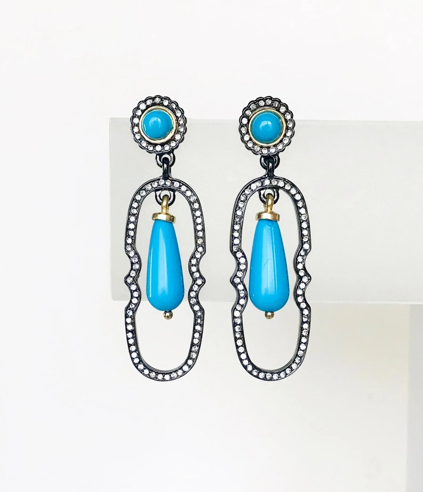 Turquoise drop earrings