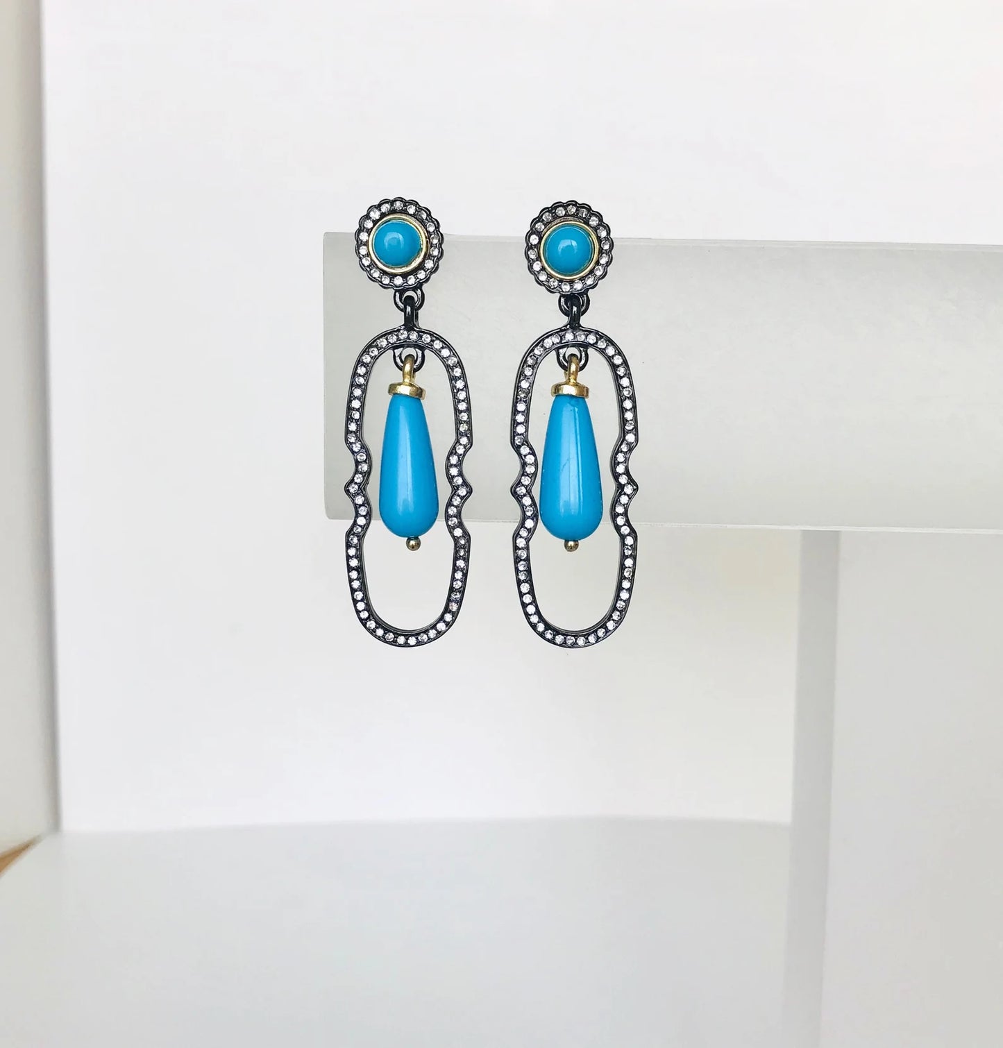 Turquoise drop earrings