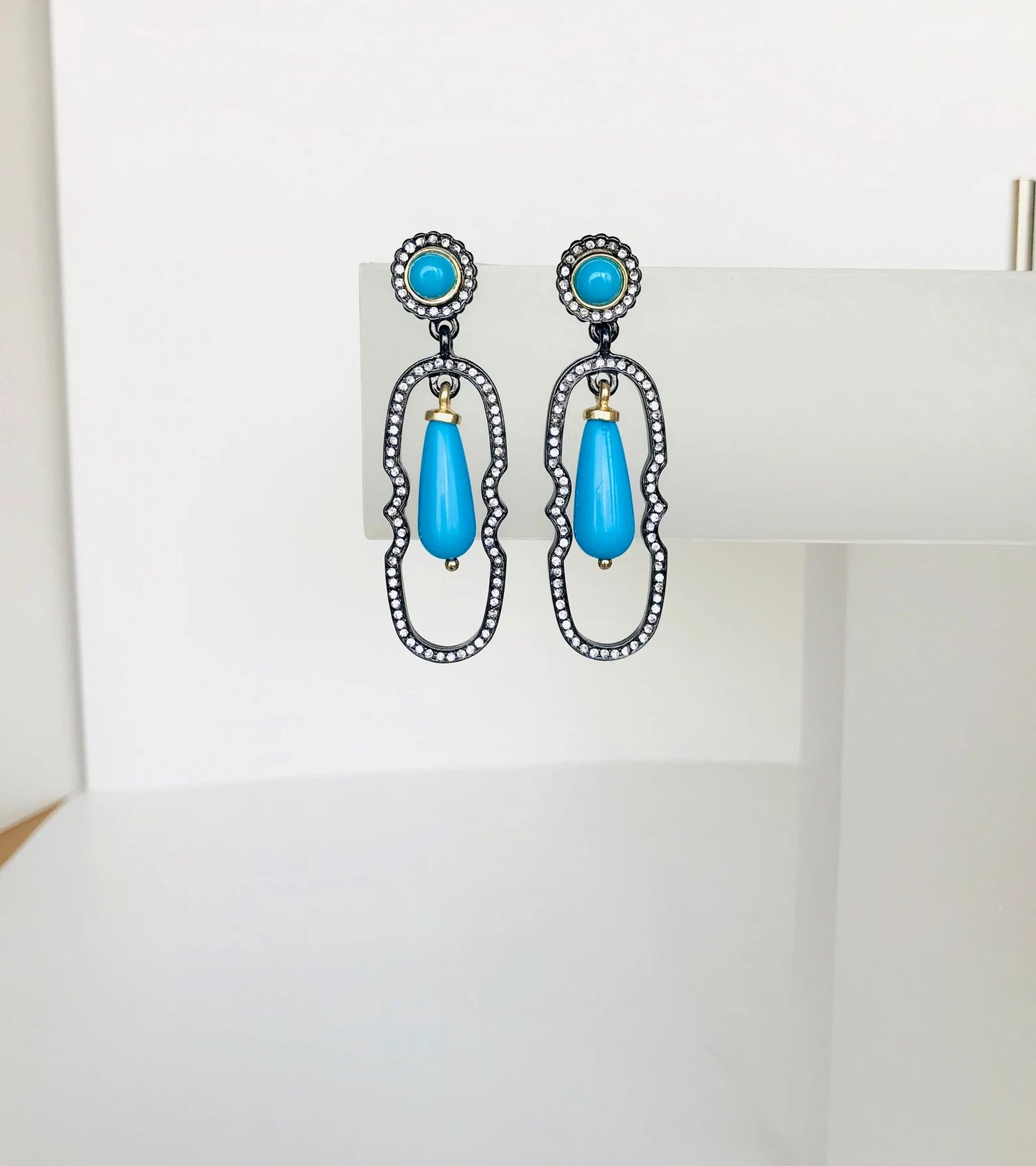 Turquoise drop earrings