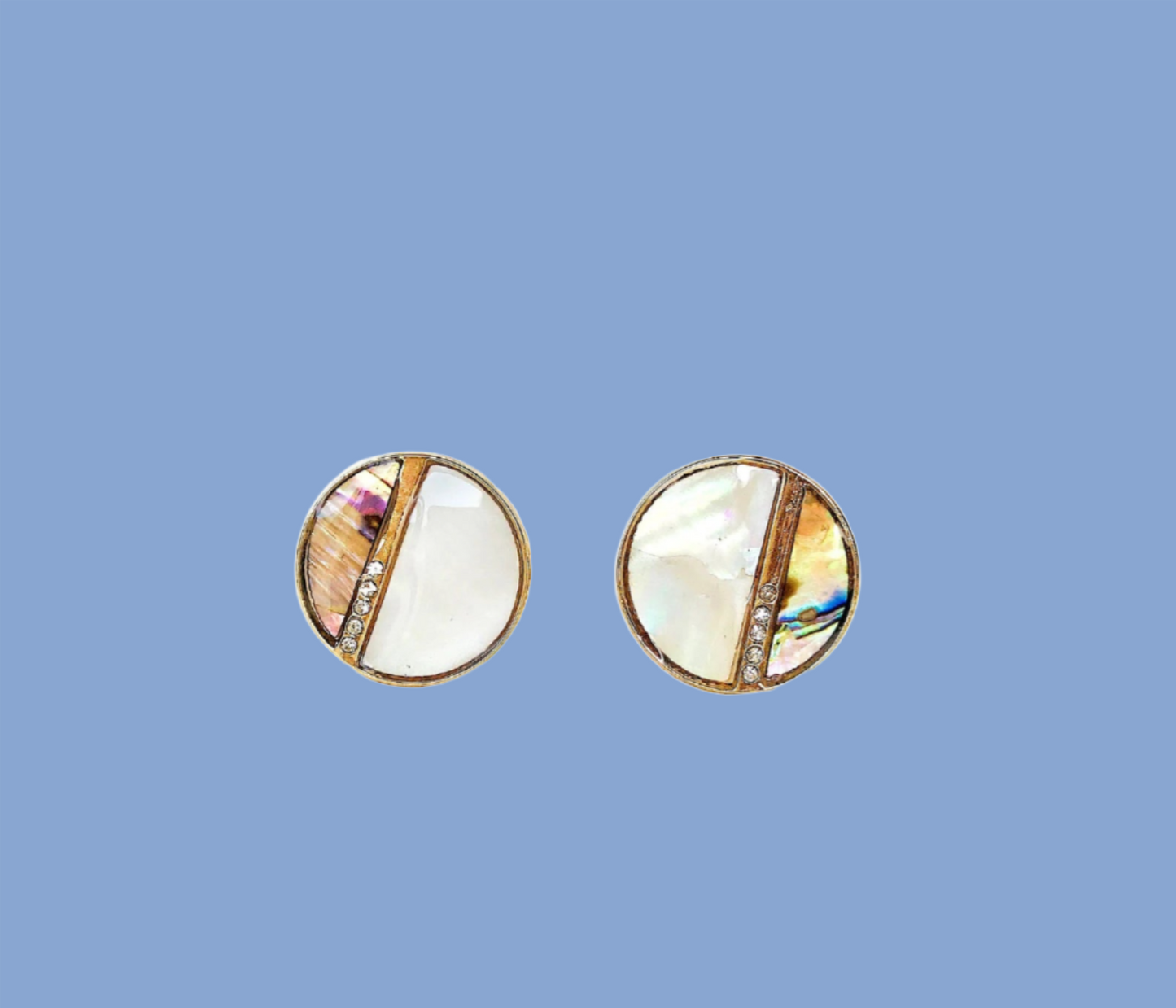 Mother of pearl shell earrings