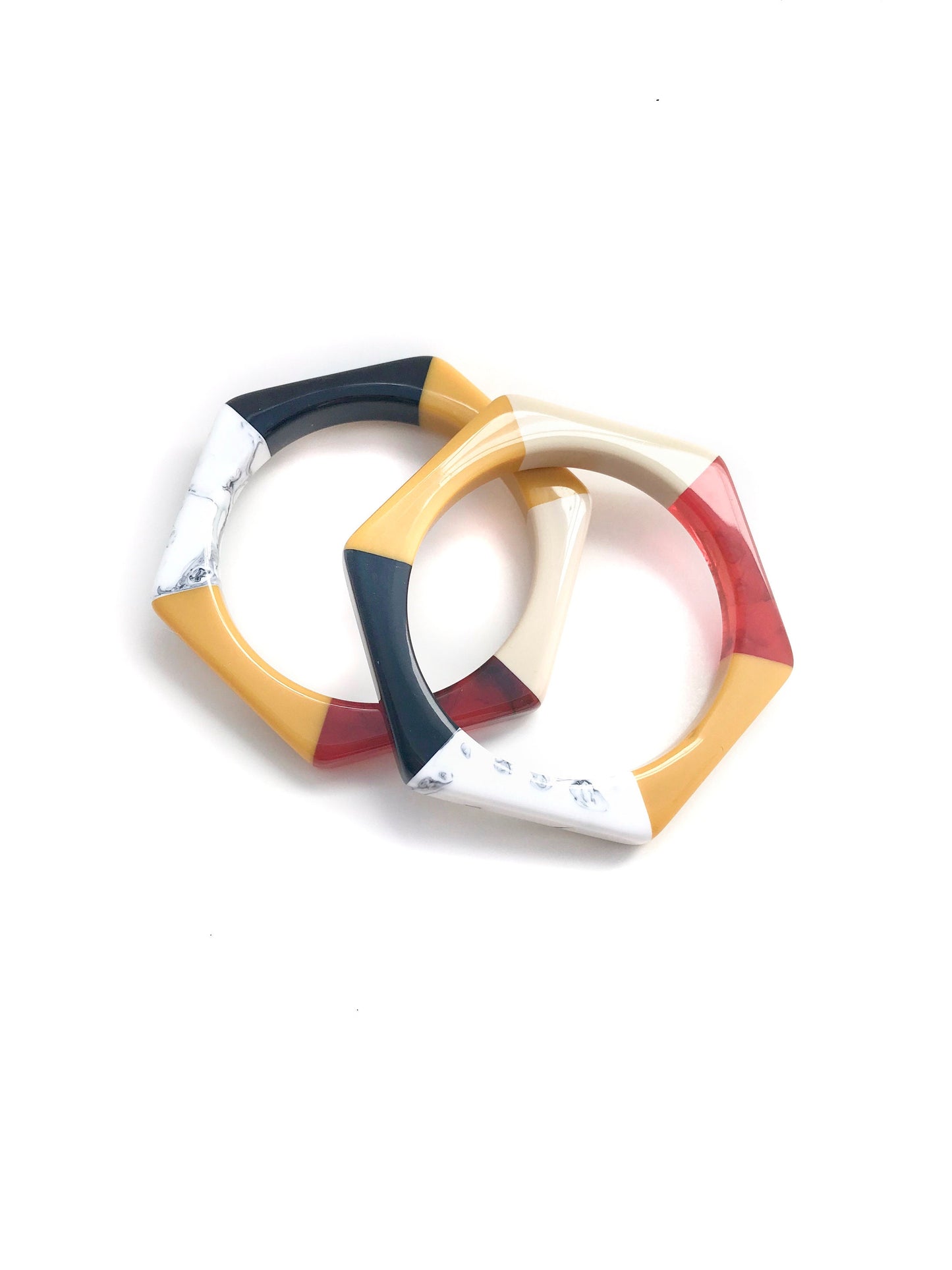 Mustard yellow statement bracelet