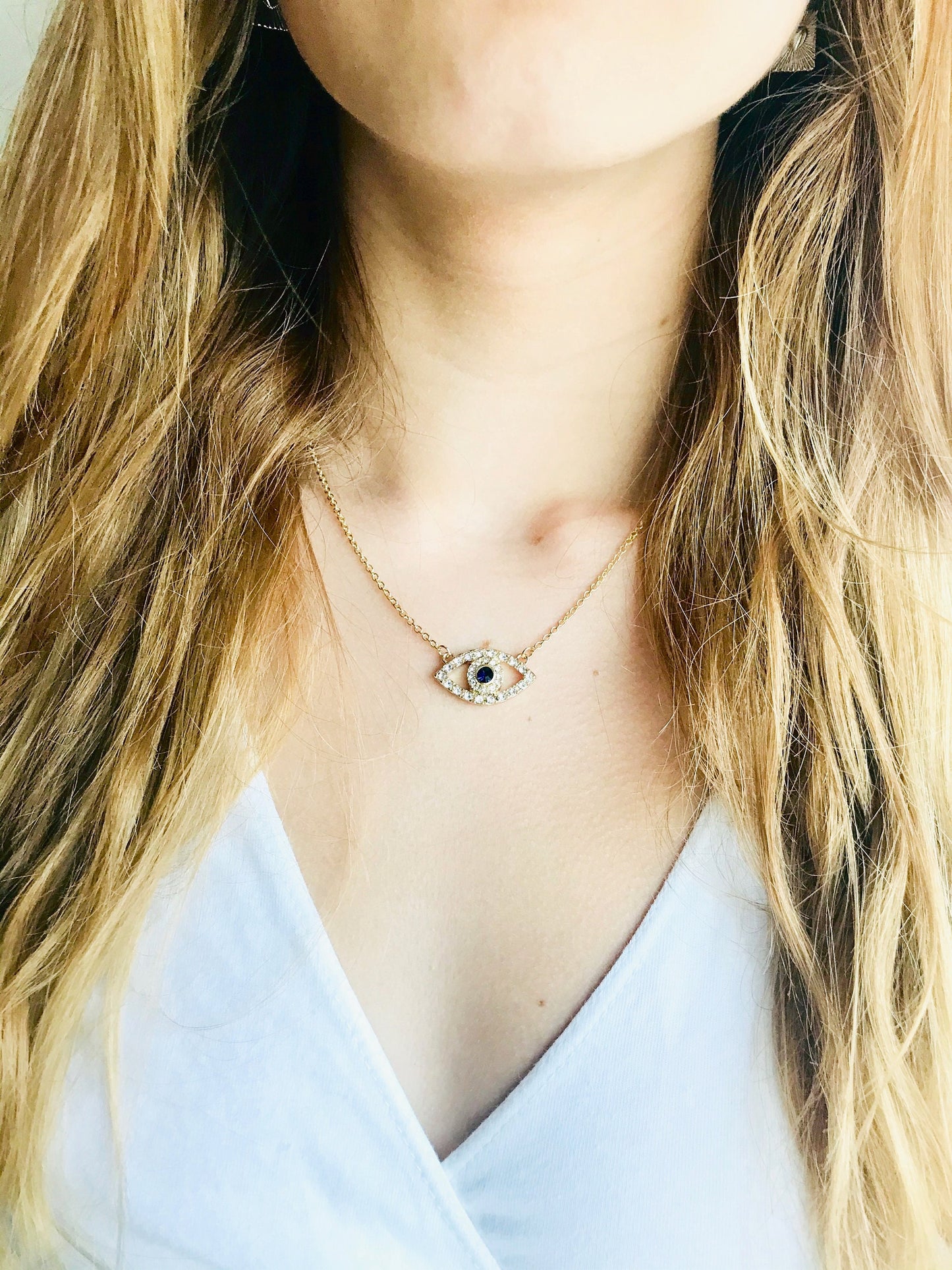 Evil eye necklace