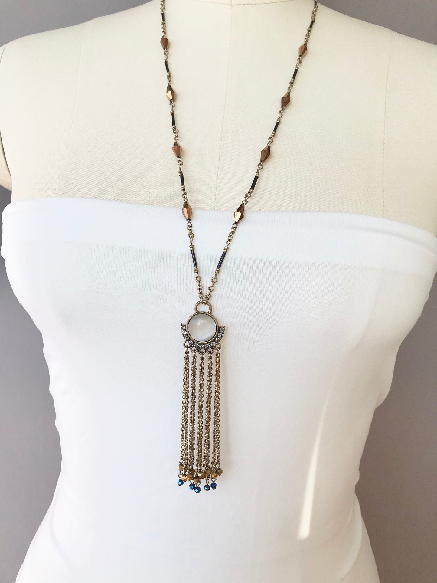 Tassel chain necklace