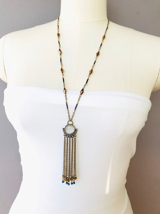 Tassel chain necklace