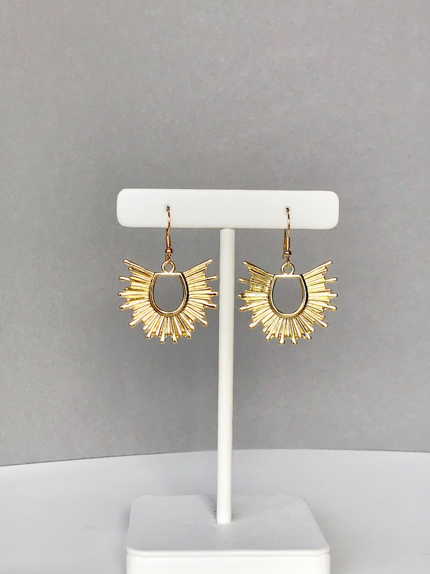 Starburst drop earrings