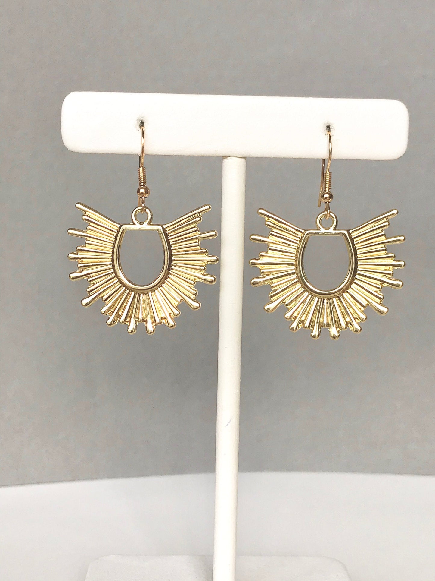 Starburst drop earrings