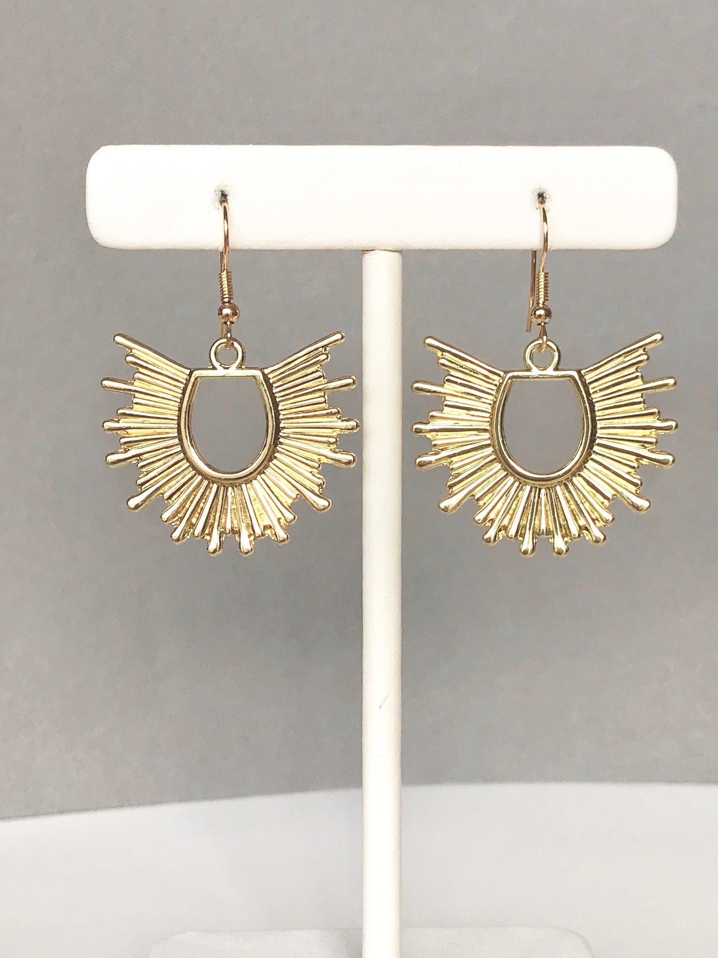 Starburst drop earrings