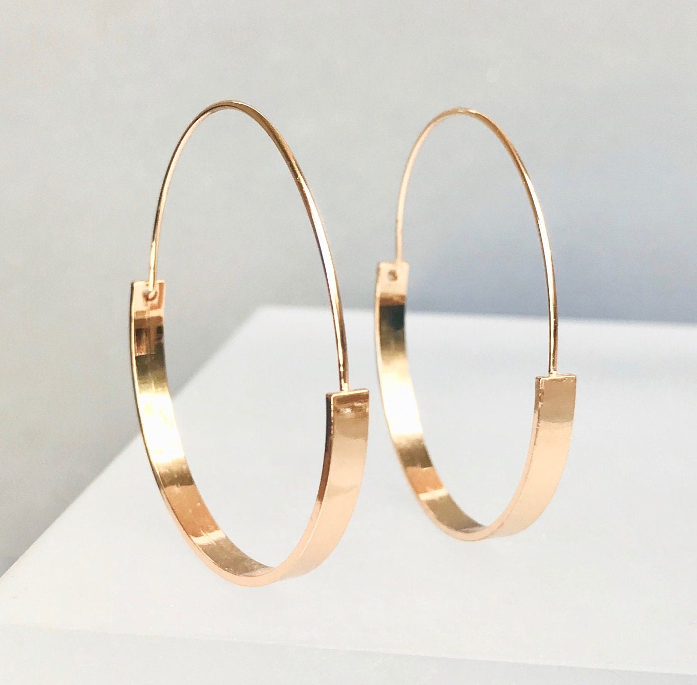 Large gold hoops