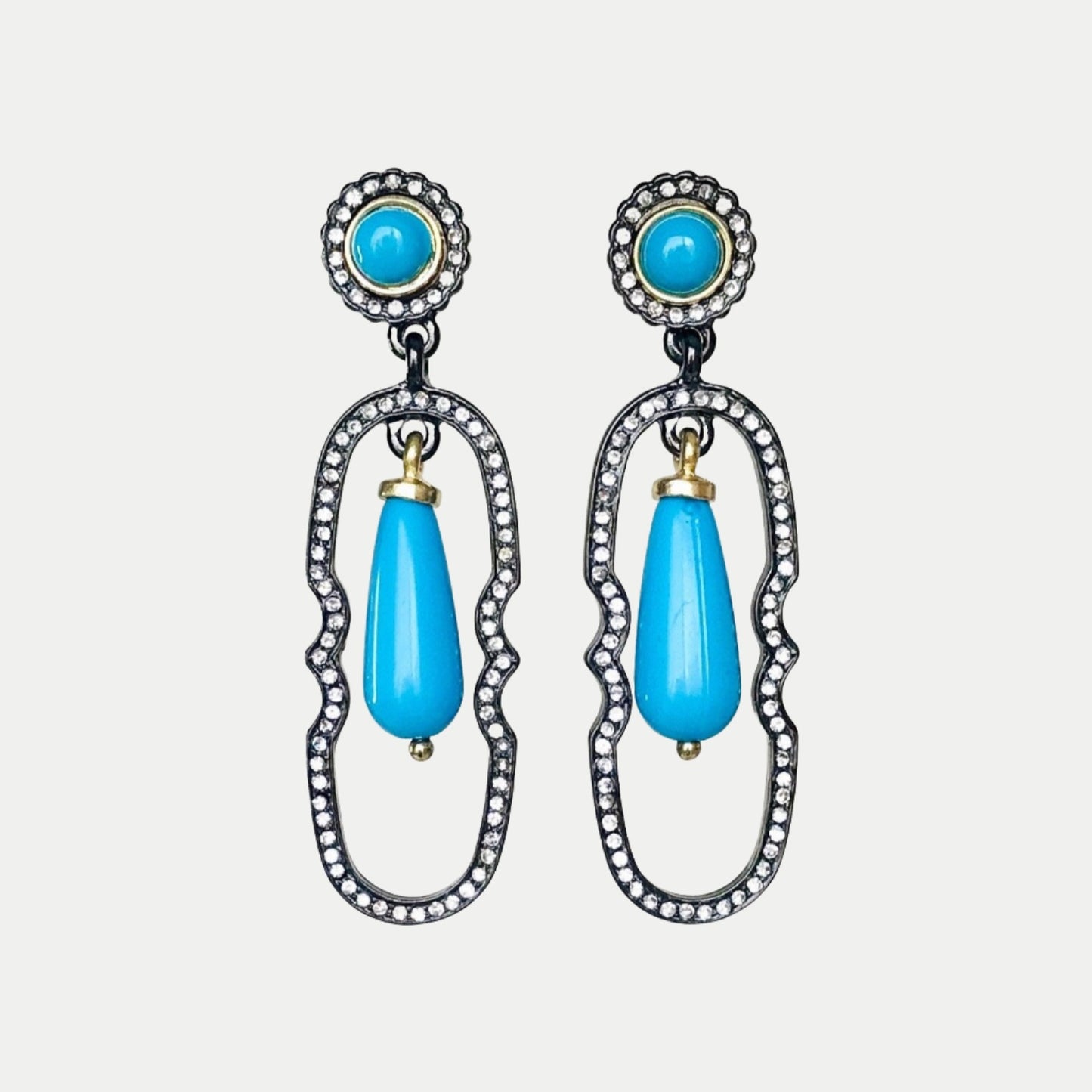 Turquoise drop earrings