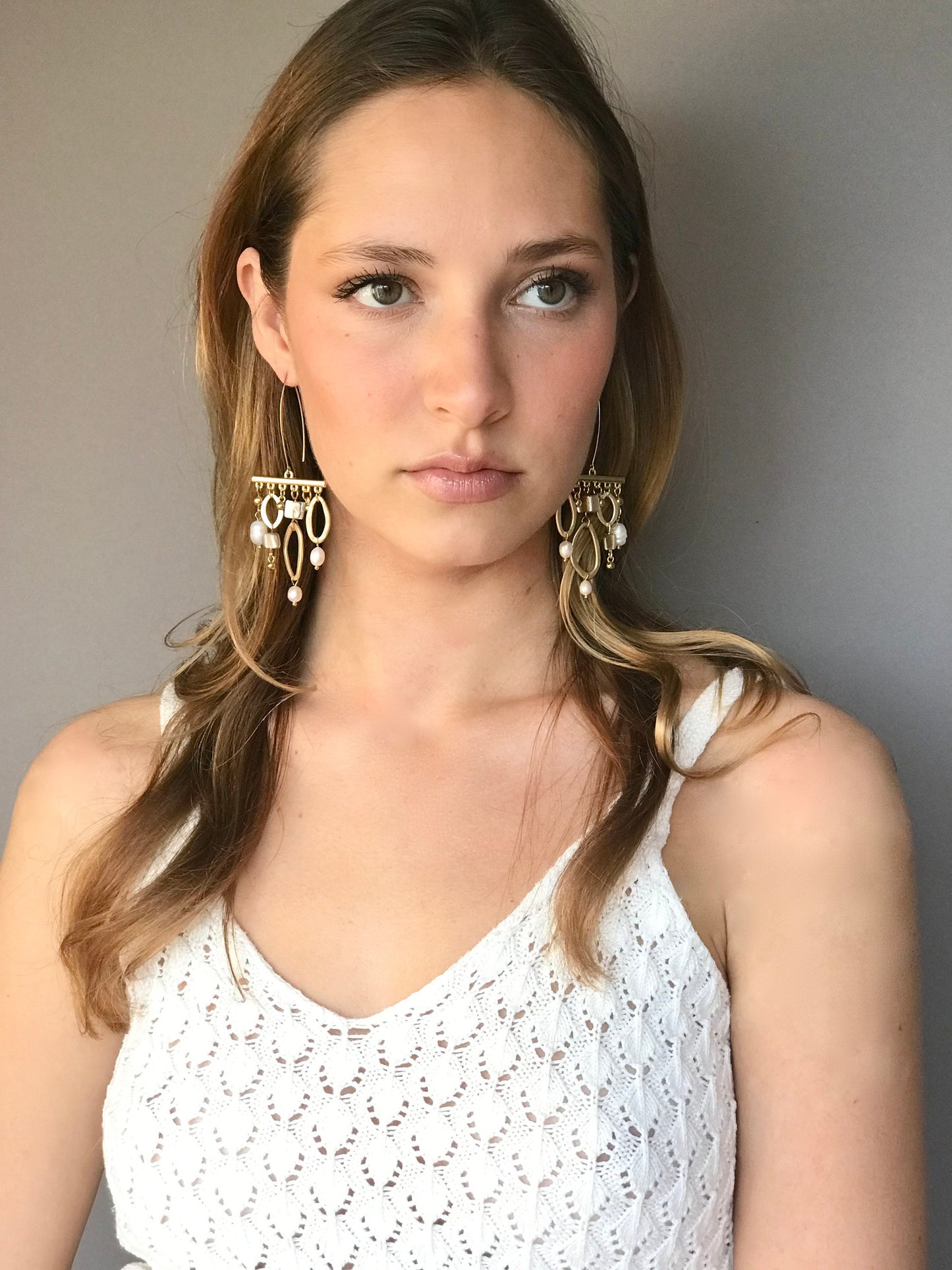 Statement geometric earrings