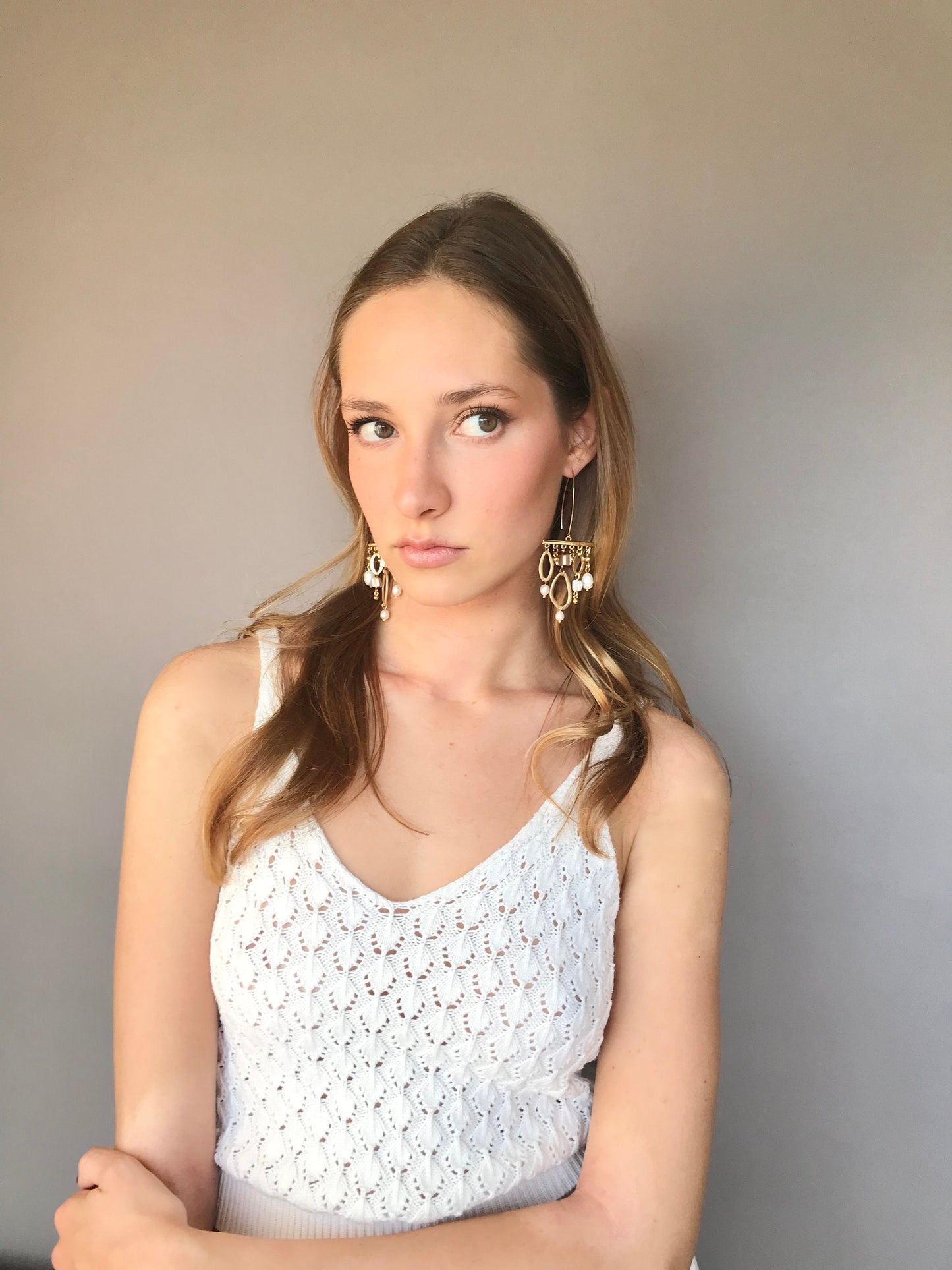 Statement geometric earrings